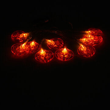 1.5M LED Pumpkin Fairy Lights Indoor/Outdoor Party Halloween Home Decor