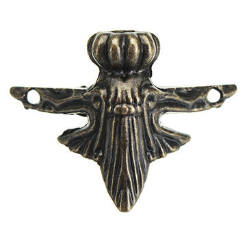 Antique Bronze Box Legs Feet Corner Protector Zinc Alloy Ambossing Decorative Hardware Case Vintage