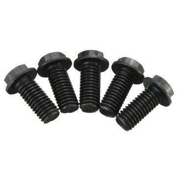 Saw Blade Bolt 18mm Left Hand Thread Black Metal Hex Head Flange