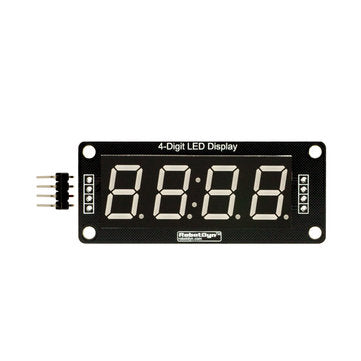 4 Digit LED Display Tube 7 Segments TM1637 50x19mm Blue Clock Display Colon Module