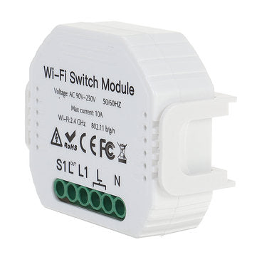 Wireless WiFi Smart Wall Timer Switch Module Work For Alexa For Google Home App