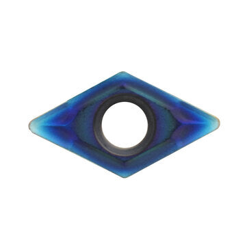 Drillpro 10pcs HRC45 Blue Nano DCMT11T308 Carbide Insert for SDJCR/SDJCL Lathe Turning Tool Holder