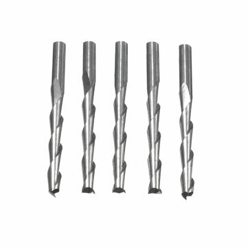 20Pcs 3.175mm Carbide CNC 2 Flute Spiral Bits End Mill Router 22mm CEL Milling Cutter