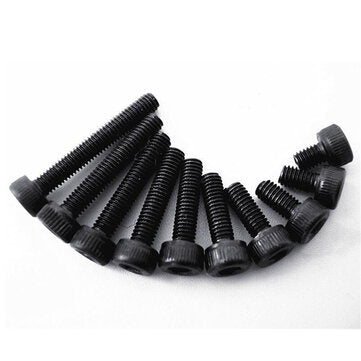 Suleve MXCH2 240Pcs M2/M2.5/M3 Hex Socket Head Cap Screws Carbon Steel Assortment Kit