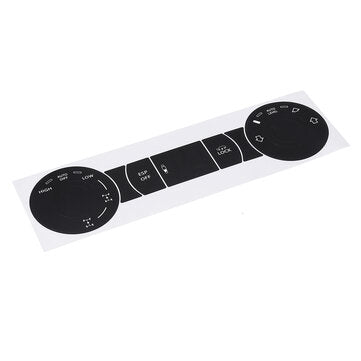 Car Matte Black Worn Button Repair Kit Stickers Decals For VW Volkswagen Touareg 20042009