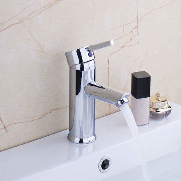Brass Waterfall Basin Faucet Single Lever Mixer Bath Tap