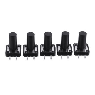 100pcs Momentary Tactile Push Button Switch 12x12x18mm