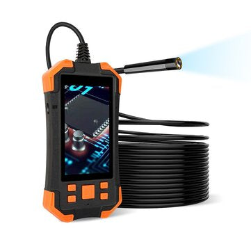 IP67 Waterproof Hard Wire 5.5mm Lens Borescope Camera 4.3 Inch IPS Industrial Ultra-... (LENGTH: 5M)