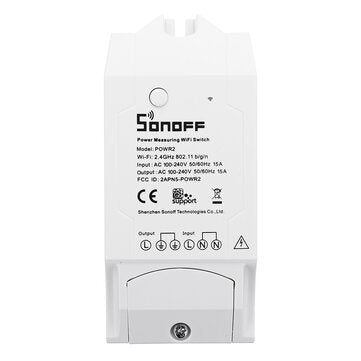 SONOFF POW R2 AC90-250V 15A 3500W WIFI Wireless APP Remote Control Switch Timer Socket Power Monit