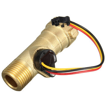 1/2inch Thread Hall Effect Water Flow Sensor Switch Flow Meter Meter