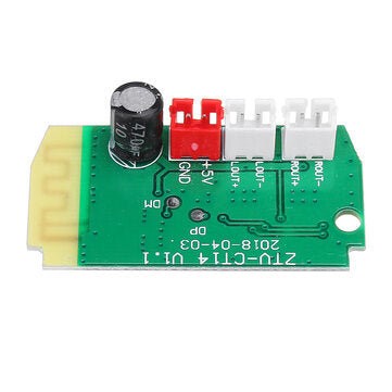 3Wx2 Mini bluetooth Receiver Module With 4Ohm Speakers Power Amplifier Audio Board Decoding MP3 Modu