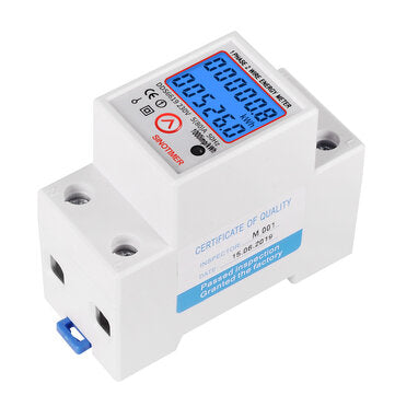 SINOTIMER DDS6619-526L-2 230V  Reset and Reset Backlight Display Single-phase Rail Multi-function En