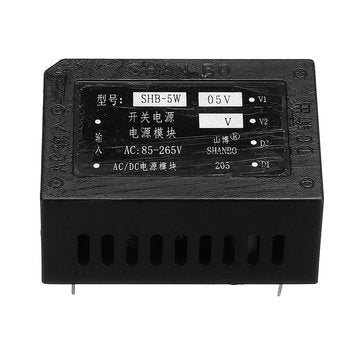 5pcs 1A AC 85-264V To DC 5V Switching Power Supply Module Precision Low Temperature Over Current Pro