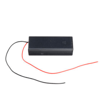 1Pcs AAA Battery Holder Case Box With Leads With ON/OFF Switch Cover 2 Slot Standard Battery Contain