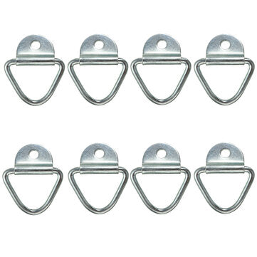 8pcs Tie Down Lashing Ring Cheat Zinc Plated For Boat Horsebox Trucks Trailer Van