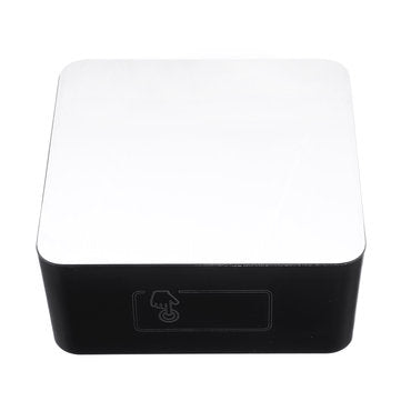 DS-6613 Square HD Mirror Alarm Clock Multifunction Digital Alarm Clock Mute LED Mirror Clock Makeup