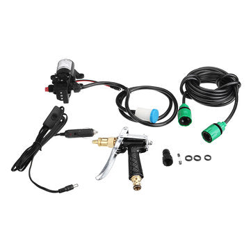80W 12V High Pressure Car Electric Washer Squirt Sprayer Wash Self-priming Pump Water Cleaner For Au