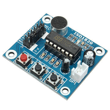 3pcs ISD1820 3-5V Voice Module Recording And Playback Module  Control Loop / Jog / Single Play Geekc