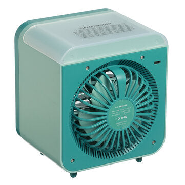 Portable Mini Personal Air Conditioner Desktop Fan Space Cooler USB Rechargeable 3 Gears Air Cooling