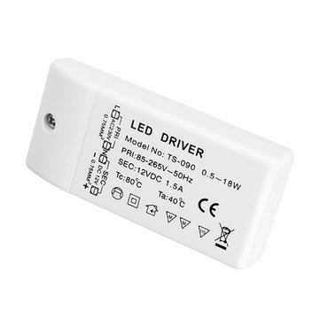 AC85-265V To DC12V 18W LED Driver Power Supply Transformer for MR11 MR16 Light Bulb