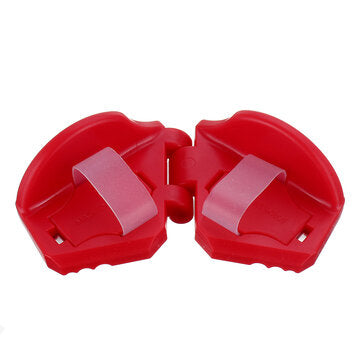 Drillpro Red Magnetic Safety Nailer ABS Finger Nailer Protect Your Fingers for Hammering Nail