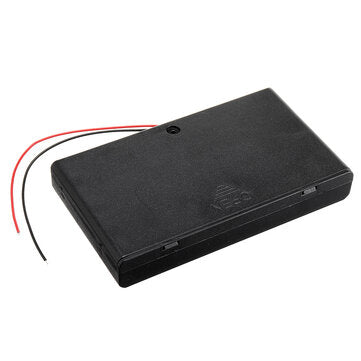 8 X AA 12V Battery Box with Cover and Switch