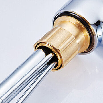 Zinc Alloy Pull Out Faucet Mixer Taps 360Swivel Spout Spray Kitchen Bathroom Sink Basin Brass Fauc