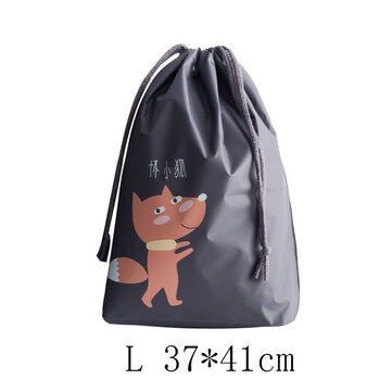 Waterproofing Cartoon Animals Printed Storage Bag (COLOR.: 012)