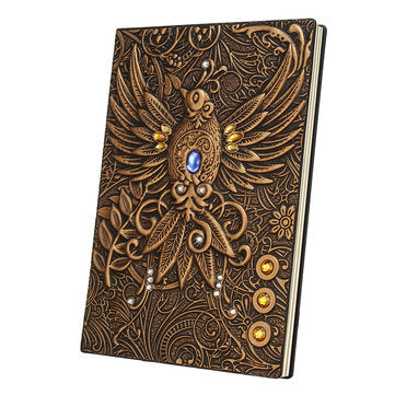 Phoenix Retro Relief European Retro Notebook School Office Notepad Paper Stationery Supplies