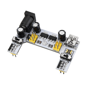 MB102 2 Channel 3.3V 5V Breadboard Power Supply Module White Breadboard Dedicated Power Module MB-10