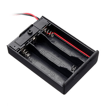 3pcs 3 Slots AA Battery Box Battery Holder Board with Switch for 3xAA Batteries DIY kit Case