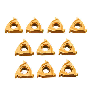 Drillpro CT-12 50pcs Carbide Inserts with 7pcs 12mm Shank Lathe Turning Tool Holder DCMT070204 CCMT0