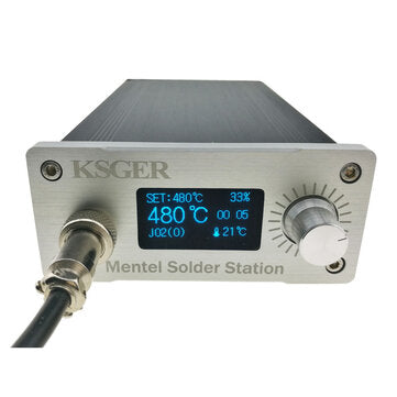KSGER T12-A Soldering Station Electric Iron STM32 OLED Screen Size 1.3 T12 Temperature Controller