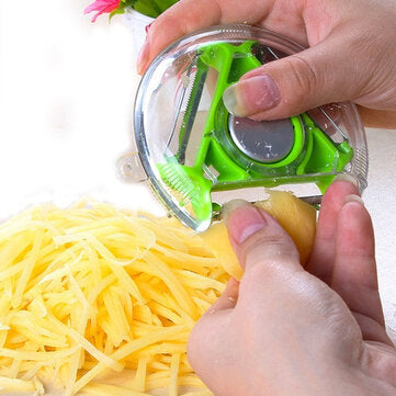 Vegetable Fruit Slicer Multi-function Peeler Stainless steel Cutting Gadgets Potato Car... (TYPE: 1)