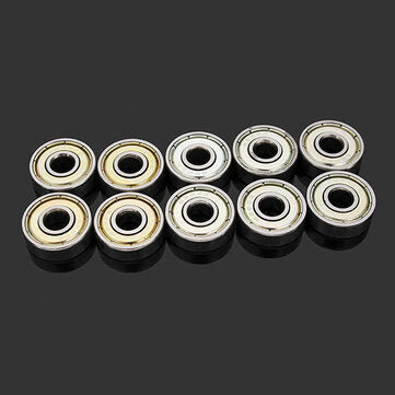 Machifit 10pcs 626ZZ 6x19x6mm Steel Sealed Shielded Deep Groove Ball Bearing