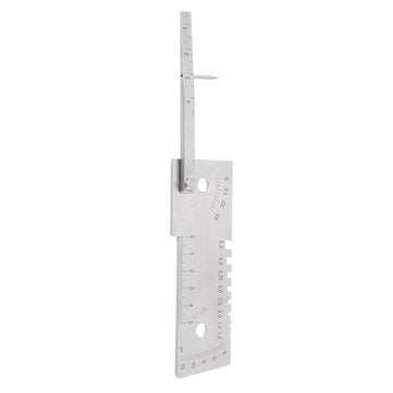Machifit Universal 45 Degree Weld Gauge Welder Seam Inspection Measuring Ruler Welding Tool