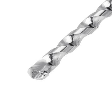 Drillpro 5pcs 4/5/6/8/10mm Straight Impact Drill Round Shank Cement Wall Twist Drill Bit Set