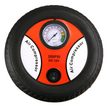 AUGIENB DC 12V 260PSI Tyre Inflator Vehicle Car Air Pump Inflatable Compressor Inflator
