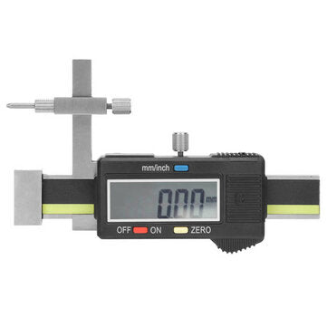 0-20mm Digital Step Gauge Plane Ruler Gauge with Exchangeable Measuring Point Stainless Steel Vernie