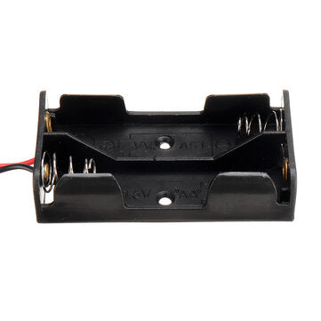 AA Size Power Battery Storage Case Box Holder Leads With 2 Slots