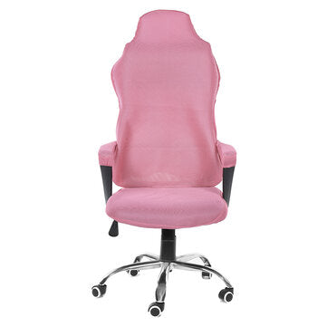 Mesh Gaming Chair Elastic Chair Cover Office Chair Dustproof Chair Cover Home Offic... (COLOR: PINK)