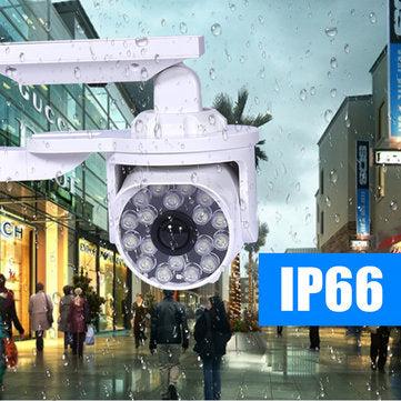 Solar Powered LED Wall Light Simulation Dummy Camera Toy PIR Motion Sensor Waterproof Outdoor Lamp