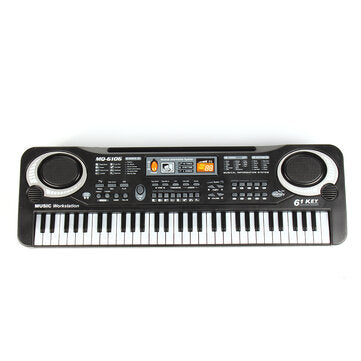 Standard 61 Keys  Children Electronic Piano Keyboard with External Speaker Microphone Supports Singi