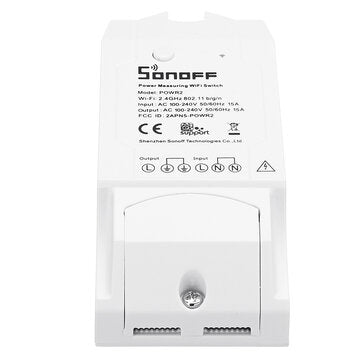SONOFF POW R2 AC90-250V 15A 3500W WIFI Wireless APP Remote Control Switch Timer Socket Power Monit