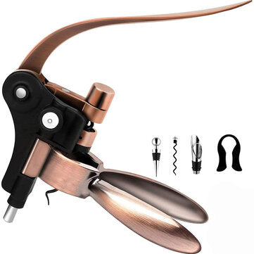 Vino Bottle Opener Rabbit Corkscrew Set 2020 Upgraded Demenades Vino Opener Kit W... (COLOR: COPPER)