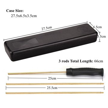 Barrel Cleaning Kit Air Airgun Rimfire 177 22 Brushes & Rods