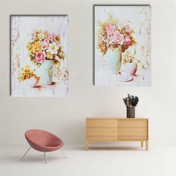 Flower Vase Abstract Wall Art Painting Canvas Print Picture Home Decorations Unframed
