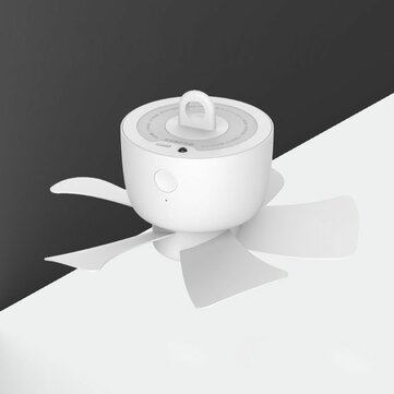 Mini USB Ceiling Fan Tent Bed Micro Mute Fan 8000mAh Remote Control Timing 4 Gears for Mosquito Net
