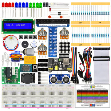 Geekcreit Ultrasonic Starter Kits For Arduino Raspberry Pi 3 B+ With 358 Pages Detailed Tutorials Py