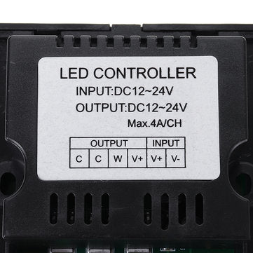 DC 12V-24V LED Light Dimmer Controller Switch Wall Mounted Sensitive Touch Panel Dimmer Switch